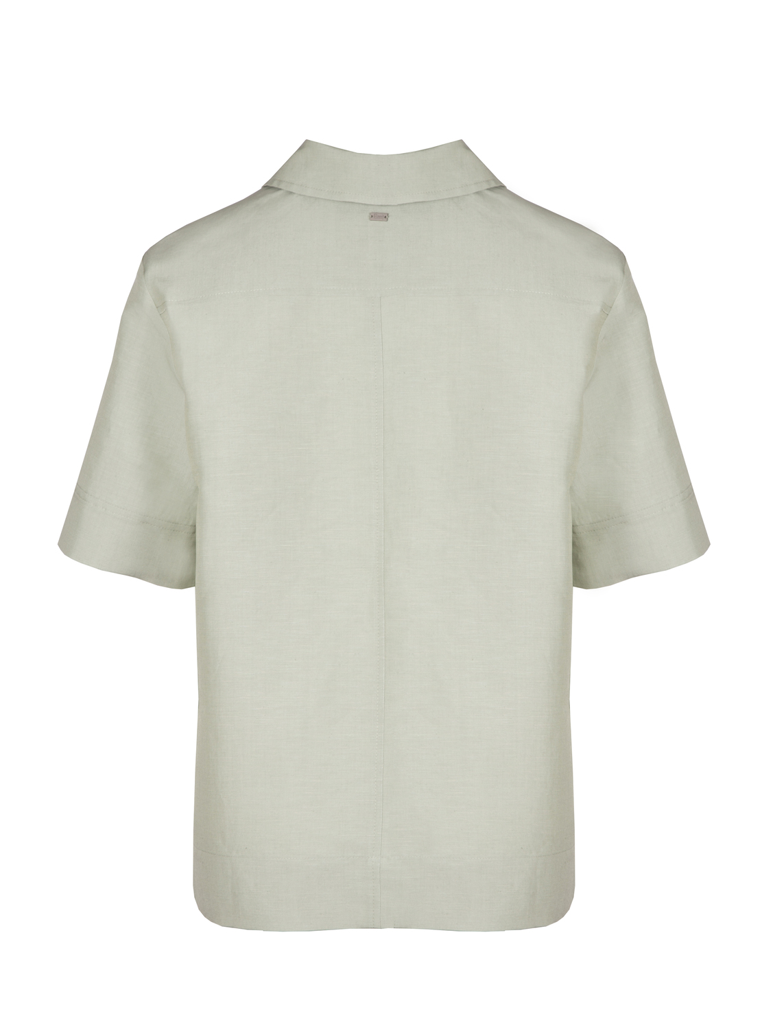 Рубашка-поло с коротким рукавом мятного цвета